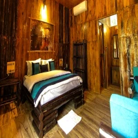 Wooden Log Hut